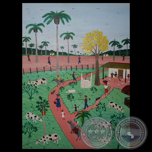 LAPACHO AMARILLO, 2005 - Acrílico sobre tela de JENARO MORALES